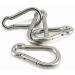 Marine Grade 316 Marked Stainless Steel Carabiner Clips, Heavy Duty Spring Snap Hooks for Gym, and Outdoor Activities 4 Inch, 2 Pack