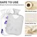1L Heat Bottle with Purple Butterfly Design - Durable Warm-Up Bag for Pain Relief & Heat Therapy - Buy Online on GoSupps.com