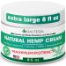 Raitera Hemp Cream for Relief - 8 oz - Pure Hemp Oil Extract, Emu, MSM, Arnica - Natural Ingredients - Max Strength Balm for Relief from Back, Joint, Muscle, Neuropathy - Premium Formula