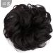 Synthetic Hair Bun Scrunchie Chignon Updo Extension - Natural Black 25g - Buy Online on GoSupps.com