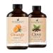Handcraft Blends Spicy & Sweet Set: Clove and Orange Essential Oils (2 x 4 Fl Oz) 100% Pure & Natural for Diffuser Aromatherapy and DIY Projects