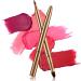 WLLHYF Professional Double Sided Retractable Lip Brush - Portable Travel Lip Makeup Applicator for Women and Girls (Gold) - Buy Online on GoSupps.com