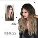 Vivien Clip-In Hair Extensions - Real Remy Balayage Dark Brown to Light Brown Ombre - 40cm 7pcs 120g - 16 Inch Quality & Easy to Use - Buy Online on GoSupps.com