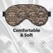 Rustic Lodge Bear Eye Mask | Soft Adjustable Sleep Mask for Men & Women | Comfortable Nighttime Eye Covers - Buy Online on GoSupps.com
