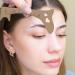 Eyebrow Drawing Guide Silicone Eyebrow Template - Makeup Guide Tool Brow Positioning Ruler Shaping Grooming Stencil for Women and Girls Light Coffee - Buy Online on GoSupps.com