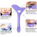 SUMEITANG Eye Makeup Stencils Set - Reusable Aid Tool for Mascara, Eyeshadow, and Eyeliner + Purple Makeup Applicator Guide Tool - Buy Online on GoSupps.com