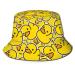 Bucket Hats Fashion Sun Cap Packable Outdoor Fisherman Hat for Women and Men Rubber Duck Pattern