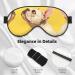 Unisex French Bulldog Print Sleep Mask - Double-Sided Eye Mask for Sound Sleep & Skin Care - Buy Online on GoSupps.com
