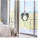 Hohopeti Crystal Pendant Window Decor Retro Home Decor Christmas Zinc Alloy Pendant Commemorate Tree Pendant 39x6.5cm Dark Red - Buy Online on GoSupps.com
