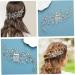 Ipetboom Bride Hair Accessories Piece decorate pearl hair casual vintage sweet crystal accessories Miss comb flowers rhinestones hair accessories headband hair comb hairpin headgear - Buy Online on GoSupps.com