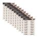 OHPHCALL 9 Sheets Waterproof Eyebrow Stickers Artificial Eyebrow Tools Imitation Eyebrow Hair Cosmetic 6d