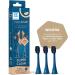 Buy Happybrush 9-Piece Replacement Brushes for Vibe 3 Electric Toothbrush | Icon Differentiated Heads | Blue Ocean Rounded Bristles - International Shipping Available - Buy Online on GoSupps.com