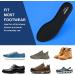 LTOHOE Memory Foam Insoles for Men - Shock Absorbing Shoe Inserts for Running, Hiking, Sneakers - Foot Pain Relief & Comfort Inner Soles - 8mm Black, US 11 - Buy Online on GoSupps.com
