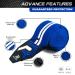 XR Knee Wraps 78 Elasticated Straps for Weightlifting | IPL & USP Approved, No-Slip Design for Squats, Powerlifting | Blue-White (Pair) - Buy Online on GoSupps.com