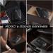 WINCENTPRO Biometric Gun Safe  Fingerprint Pistol Safe Car Handgun Safe Gun Lock Box Case Quick Access with Auto Open Lid - Buy Online on GoSupps.com