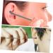 Hemoton 6 Pcs Ear Cleaning Kit - Stainless Steel Ear Cleaner Tools for Ear Wax Removal, Black - 11.5x2.7x1cm - Buy Online on GoSupps.com