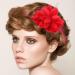 Sibba Flower Clips - Elegant Hairpins with Red Roses for Weddings Tea Parties & Special Occasions | Women's Accessories & Headwear - Buy Online on GoSupps.com