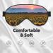 Buy SSIMOO Sunflower Sun Print Double-Sided Eye Mask | Soft Light Blocking for Better Sleep Quality - Buy Online on GoSupps.com
