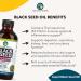 Amazing Herbs Premium Black Seed Oil - Gluten Free Non GMO Cold Pressed Nigella Sativa Aids in Digestive Health Immune Support Brain Function - 4 Fl Oz - Buy Online on GoSupps.com