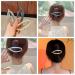French Crystal Twist N Clip  3PCS Non Slip Hair Barrettes Strong Clamp Jaw Claws Hair Accessories for Women hair claw