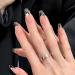 22 pcs Clear Semi Cured Gel Nail Strips Nail Gel Polish Wraps Self-Adhesive Nail Full Wraps Nail Strips Nail Tips Christmas Nail Wraps Sticker Decals Clear Transparent - Buy Online on GoSupps.com