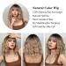 Kouwi Short Blonde Wig with Bangs - 12inch Heat Resistant Synthetic Bob Wig for White Women - Ideal for Cosplay - Buy Online on GoSupps.com
