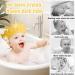 Baby Shower Cap Bathing Cap Kids Ear Protective Caps Soft Silicone Adjustable Waterproof Crown Shape Bath Visor Hat Safe Shampoo Shower Bathing Protection Bath Cap Washing Hair for Prevent Water and Foam into Eyes Ears Face for Toddler Baby Kids Children  - Buy Online on GoSupps.com