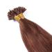 Buy 100% Remy Keratin Bonding Hair Extensions - #33 Red Brown 60cm 300 Strands | High-Quality U-Tip Extensions by Novon - Buy Online on GoSupps.com