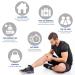 Knee Support Brace with Ice Gel Pack for Hot/Cold Therapy - ACL Meniscus Tear Relief | Flexible, Reusable, Multi-Purpose Wrap - Buy Online on GoSupps.com