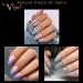 BY VIXI 600 Medium Almond Nails - Full Coverage 10 Sizes Includes Preparation File | Perfect for Professionals & Home Use - Buy Online on GoSupps.com