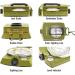 Lensatic Military Compass for Hiking - Tritium Compass Military Grade Style Camping Backpacking | Tactical Army Compass Survival Navigation | TurnOnSport Waterproof Sighting Compass with Pouch Green - Buy Online on GoSupps.com