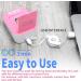OFONE Ultrasonic Contact Lens Cleaner Case - Portable Cleaning Machine for Soft/Hard RGP Lenses - Travel-Friendly (Pink) - Buy Online on GoSupps.com