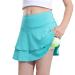 Dancer queen Girls Tennis Skirts with Shorts Athletic Golf Skorts for 6-12 Years Turquoise 8-9 Years