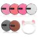 6 pieces of slaughtering pads washable mink pads microfiber make -up remover pads with hair band reusable for facial cleaning skin care