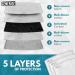 Face Mask Filter x100 GENERISE Filters for Face Masks UK Stock - Replaceable Carbon Activated Face Mask Filters - Buy Online on GoSupps.com