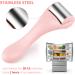 Ice Roller For Face & Eye Puffiness Relief Skin Care Ice Roller Relief Pain Stainless Steel Cold Facial Roller Face Massager (Pink) - Buy Online on GoSupps.com