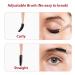 3pcs Double Head Eyelash Comb Set - Adjustable Folding Separator Tool with Brush & Cover for Mascara Removal | Available in 3 Colors - Buy Online on GoSupps.com