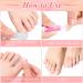 120pcs Kiiwah False Toe Nails Set with Glue - Full Cover Acrylic Toenails for Girls | Nail Salon, DIY Nail Art - 12 Sizes - Buy Online on GoSupps.com