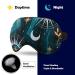 Buy Soft Sleeping Mask with Adjustable Strap - Sun Moon Clouds Stars Eye Mask for Comfortable Sleep - Buy Online on GoSupps.com