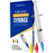 Ear Wax Removal Syringe Water Irrigation Ear Cleaner Ear Wax Remover for Improved Hearing Clarity and Aural Hygiene Safe Effective Easy to Use for Kids and Adults Ear Syringe Kit Earwax Tool