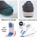 Extra Wide Women's Diabetic Shoes with Adjustable Closure - Bluegray, Size 39 | Anti-Slip Orthopedic Slippers for Swollen Feet & Arthritis - Buy Online on GoSupps.com