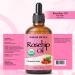 Natural Riches Organic Rosehip Seed Oil - 100% Pure Cold Pressed Unrefined Non-GMO Carrier Oil for Skin Hair & Nails - 4 fl oz - Buy Online on GoSupps.com