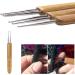 Dreadlocks Tool Set - 5 Pcs Crochet Hooks & Interlocking Needles for Hair Weaving, Braid Craft - Buy Online on GoSupps.com