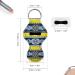 Chapstick women's keychain lip balm lipstick Chapstick Safeguard liner keychain Southwestern Aztec Stripes - Blue and Yellow One Size - Buy Online on GoSupps.com