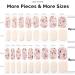 NAILOG Semi Cured Gel Nail Strips 34 pcs Salon-Quality Gel Nail Stickers Long Lasting Nail Wraps for Women with Soft Gel Finish Morning Dew - Buy Online on GoSupps.com