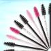 Ukerdo 50pcs Pink Disposable Eyelash Spoolie Brush Extensions - Lash Comb Tool Kit for Mascara Application & Eyebrow Grooming - Buy Online on GoSupps.com