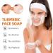 tongfeng Turmeric Facial Soap - Anti-Spot Kojic Acid Turmeric Soap - Kojic Acid Brightening Soap Bar Goat Milk Solid Facial Soap for Facial Pimples and Dark Spots - Buy Online on GoSupps.com
