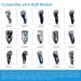 HQ9 Replacement Heads for Philips Norelco Shaver HQ9 Speedxl Series - 3 Pack - Buy Online on GoSupps.com