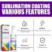 Buy 100ML Wishing Bottles with Stones | Sublimation Coating Spray for Clothing | Affordable Multicolor Thermal Transfer Water Bottles - Buy Online on GoSupps.com