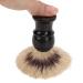Portable Shaving Brush for Men - Curved Handle Black Foaming Brush for Home & Travel - Buy Online on GoSupps.com